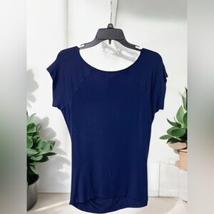 Lauren Ralph Lauren Deep Blue Short Sleeve Tee